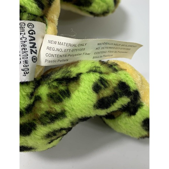 Gantz Lil' Kinz Bullfrog Webkins Plush Stuffed Animal Toy Green Frog No Code - Picture 6 of 9